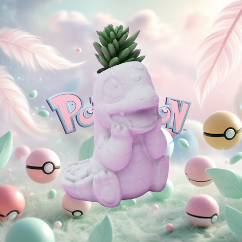 Molde macetero charmander 