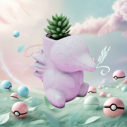 Molde macetero cyndaquill