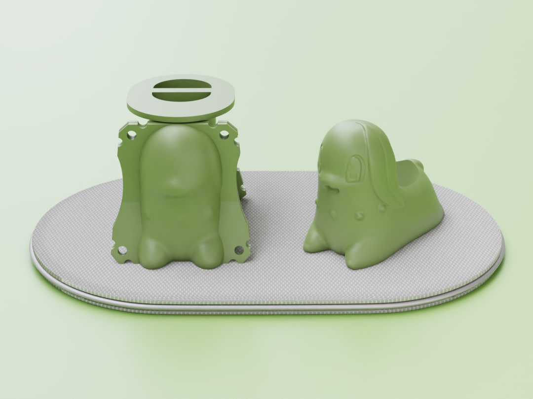 Molde macetero chikorita