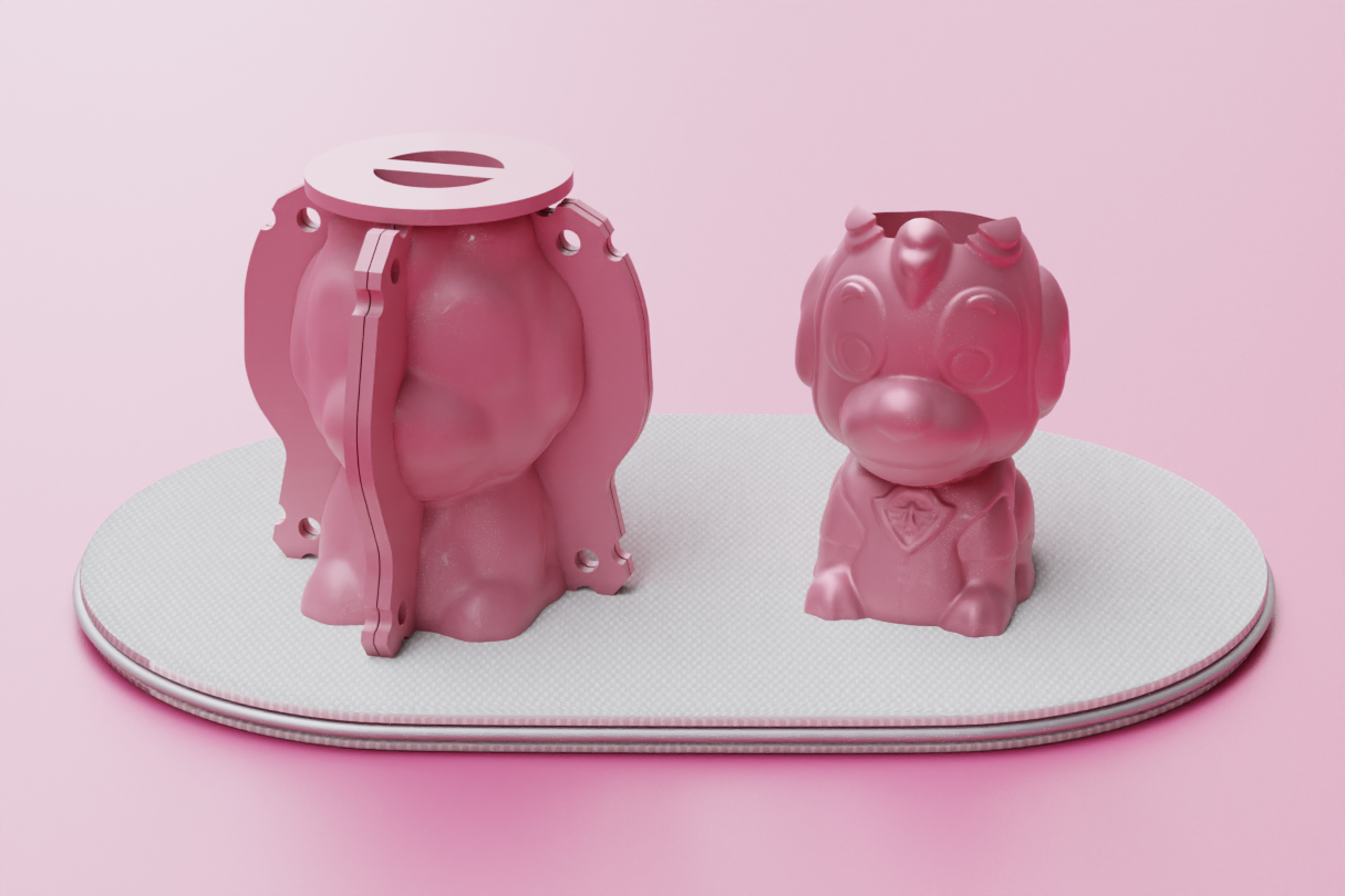 Molde macetero sky patrulla canina