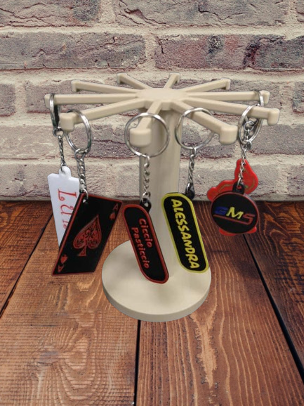 Soporte llavero circular