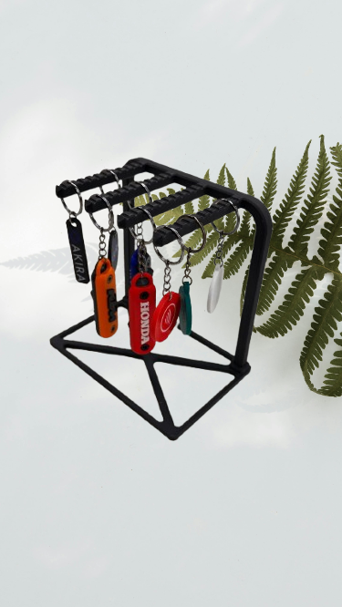 Soporte llavero rectangular