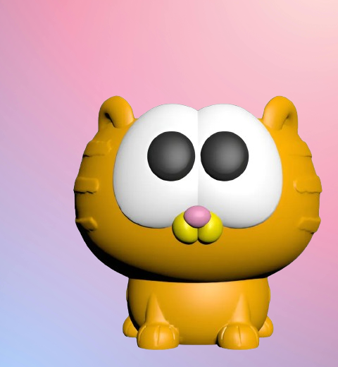 Molde macetero garfield
