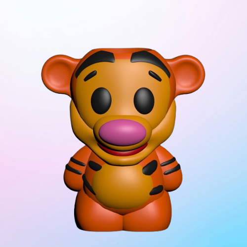 Molde macetero tiger