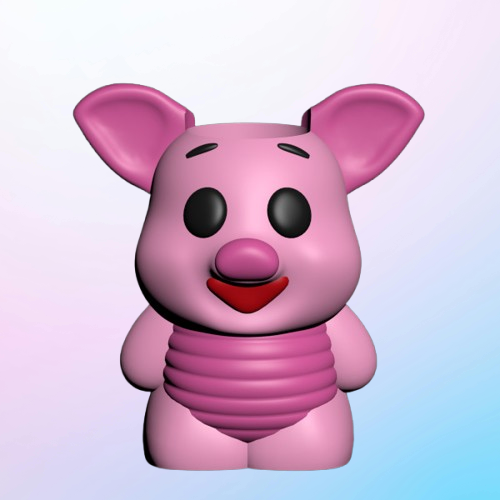 Molde macetero piglet