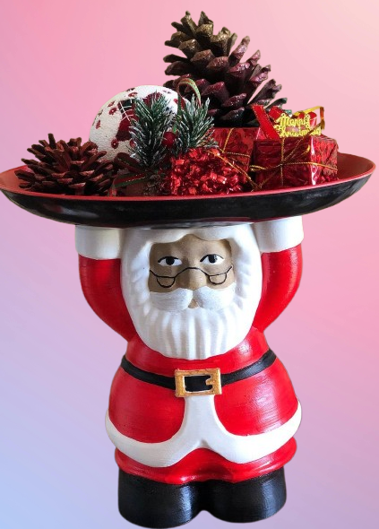 Molde bandeja papa noel