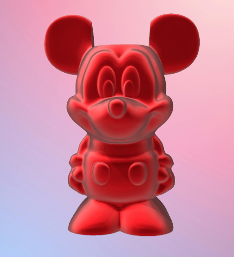Molde macetero mickey