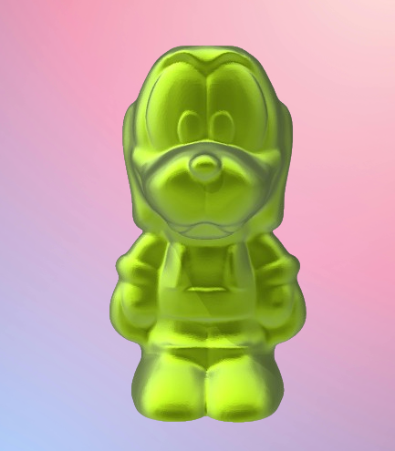 Molde macetero guffy 