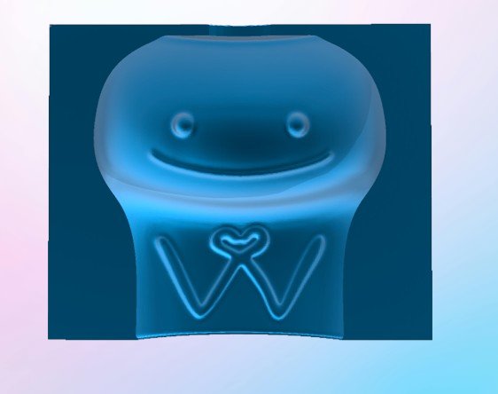 Molde macetero sonrisa